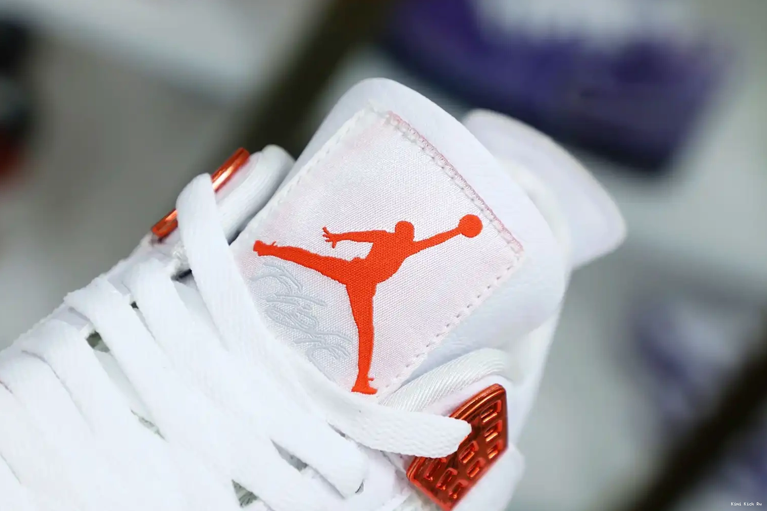 Jordan Kimikick metallic Jordan 4 Air retro“orange 0702